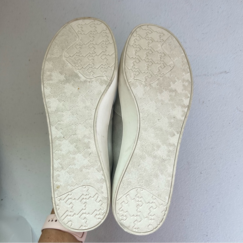 Dr. Scholl's Silver Slip-On Flats - Picture 6 of 6